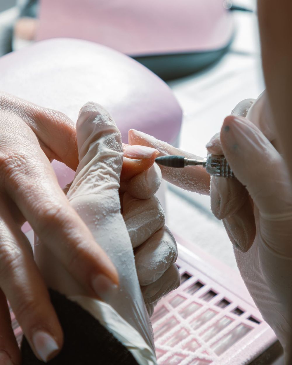 Detailed manicure work